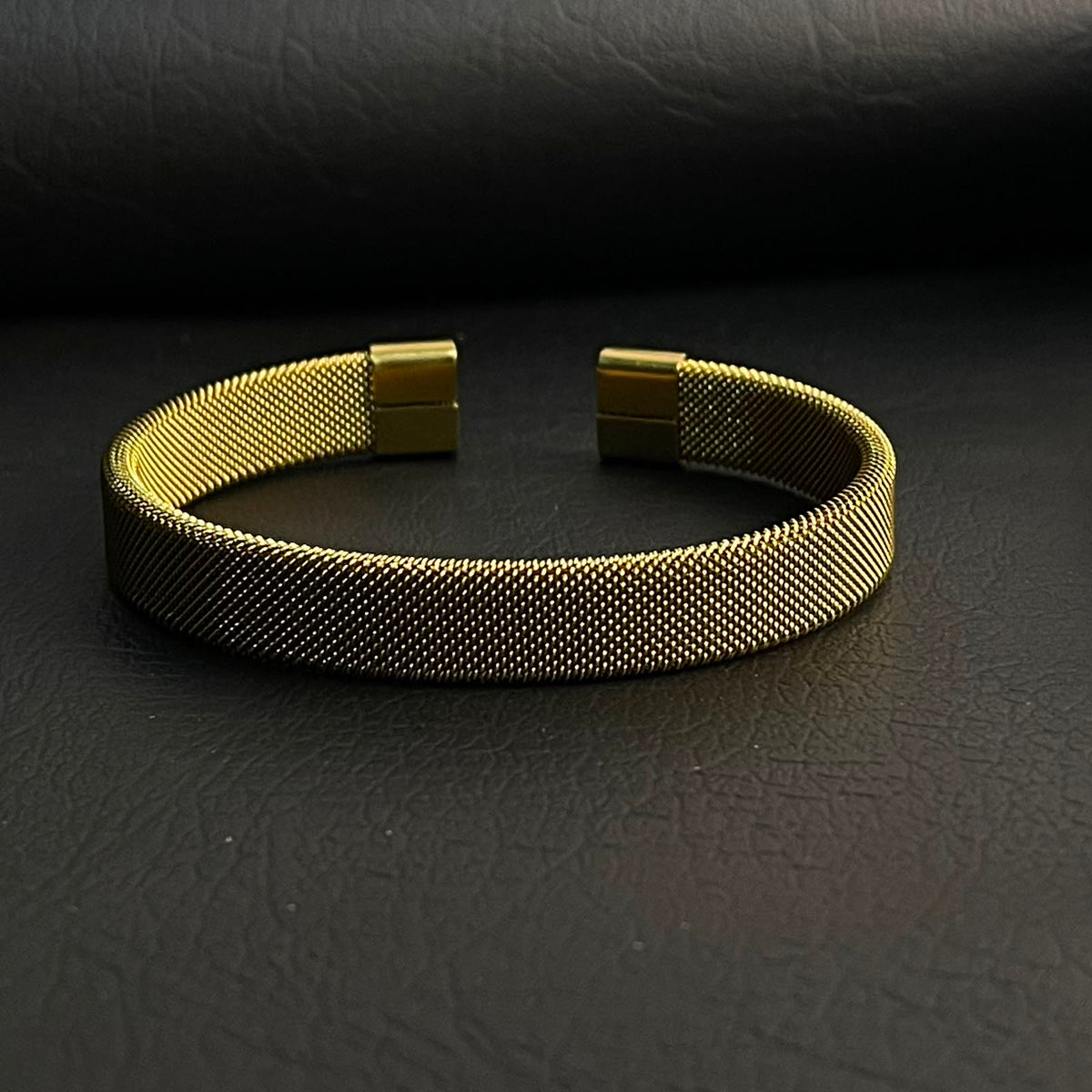 Golden Mesh Bangle Kara Bracelets for Men